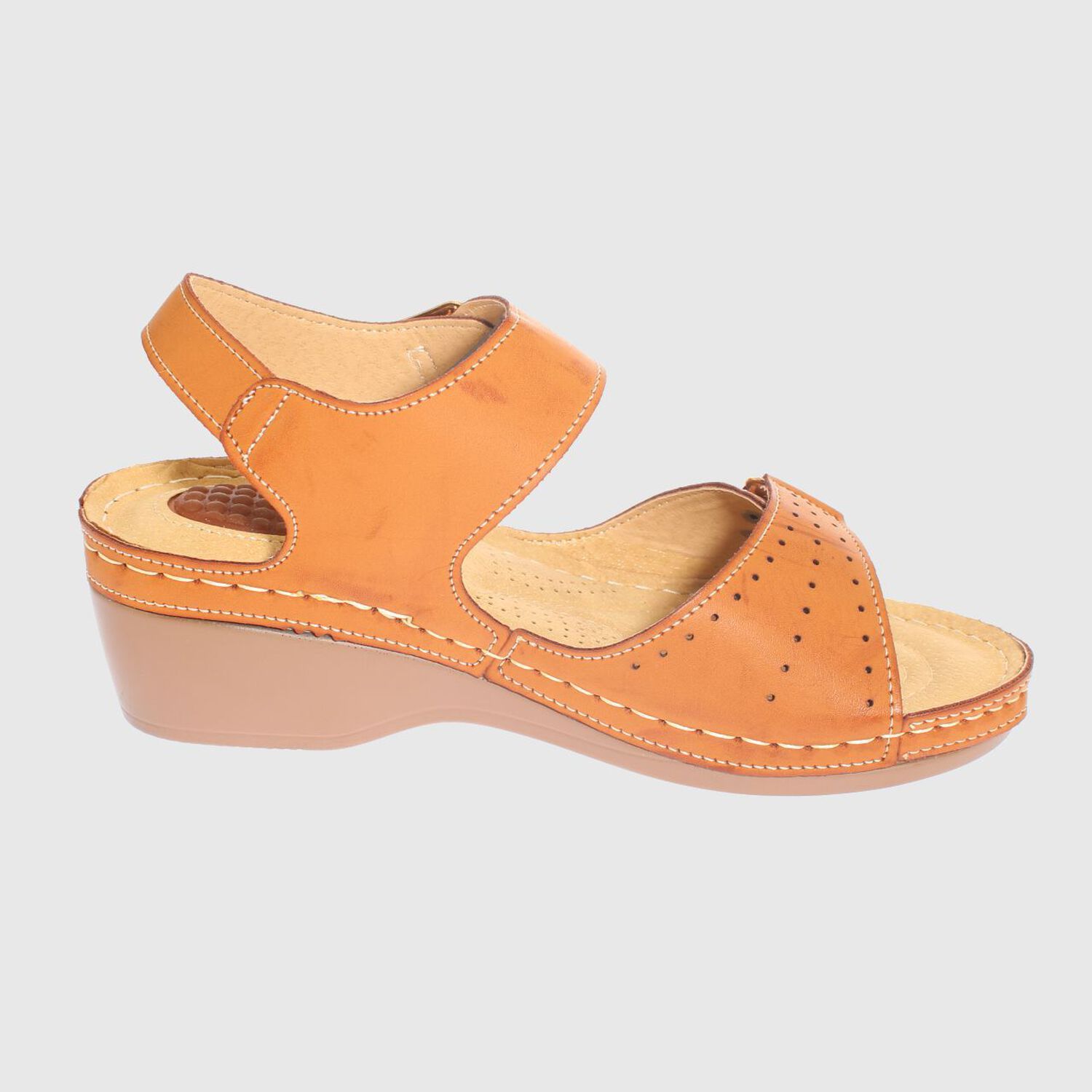 Sandalia Confort Camel Modelo Italiano Art. 5ask73337camel image number 3.0